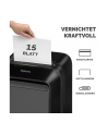 fellowes Niszczarka LX211 czarna P-5 ścinki 2x12mm - nr 42