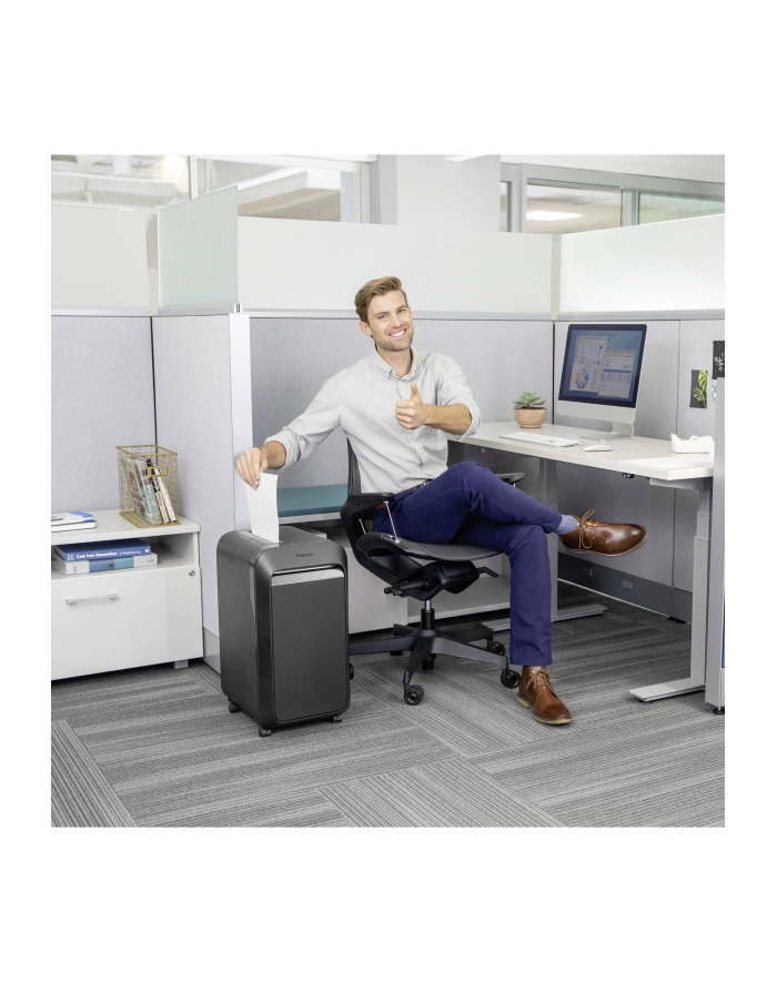 fellowes Niszczarka LX221 czarna P-5 ścinki 2x12mm główny