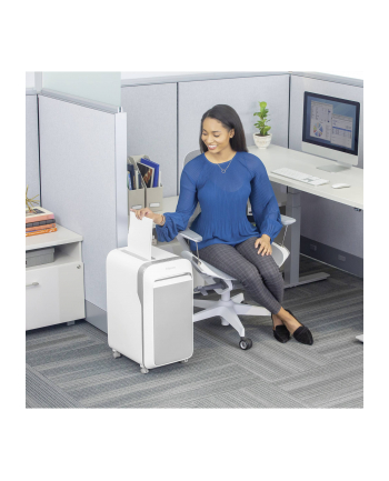 fellowes Niszczarka LX221 biała P-5 ścinki 2x12mm nr 1