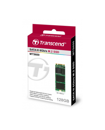 TRANSCEND 128GB M.2 2260 SSD SATA3 B+M Key MLC