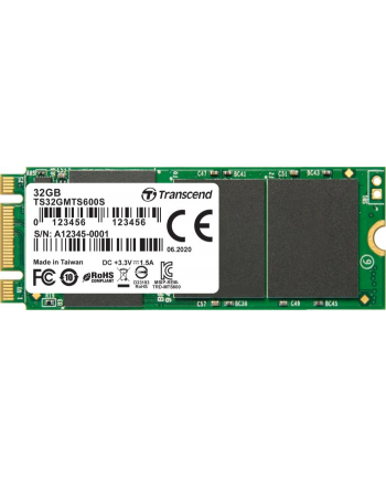 TRANSCEND 32GB M.2 2260 SSD SATA3 B+M Key MLC