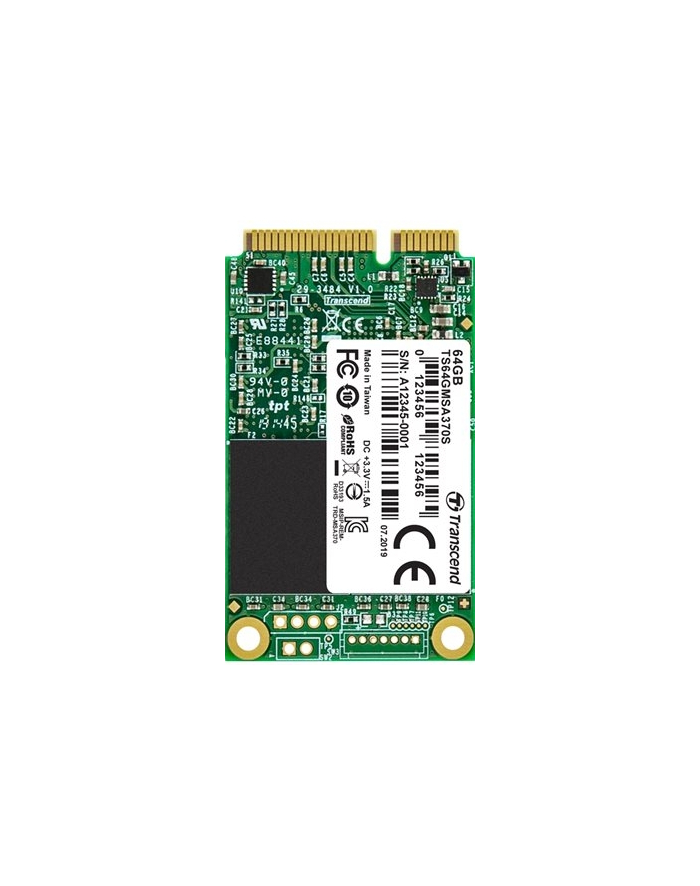 TRANSCEND 64GB mSATA SSD SATA III MLC główny