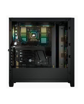 CORSAIR iCUE 4000X RGB Tempered Glass Mid-Tower Black case