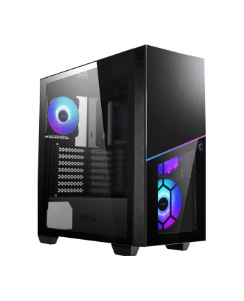 MSI MPG SEKIRA 100R Mid tower 2xUSB 3.0 1xType C 4x120mm ARGB Fan Tempered Glass Window