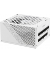 ASUS ROG Strix 850W White Edition PSU Power Supply ROG heatsinks Axial-tech fan design dual ball fan bearings 0dB technology 80 - nr 96