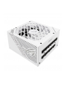 ASUS ROG Strix 850W White Edition PSU Power Supply ROG heatsinks Axial-tech fan design dual ball fan bearings 0dB technology 80 - nr 102