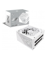 ASUS ROG Strix 850W White Edition PSU Power Supply ROG heatsinks Axial-tech fan design dual ball fan bearings 0dB technology 80 - nr 127