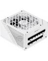 ASUS ROG Strix 850W White Edition PSU Power Supply ROG heatsinks Axial-tech fan design dual ball fan bearings 0dB technology 80 - nr 77