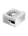 ASUS ROG Strix 850W White Edition PSU Power Supply ROG heatsinks Axial-tech fan design dual ball fan bearings 0dB technology 80 - nr 89