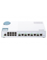 qnap systems QNAP QSW-M408-4C 8 port 1Gbps 4 port 10G SFP+/ NBASE-T Combo Web Managed Switch - nr 42