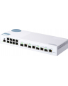 qnap systems QNAP QSW-M408-4C 8 port 1Gbps 4 port 10G SFP+/ NBASE-T Combo Web Managed Switch - nr 60