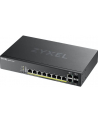 ZYXEL GS2220-10HP EU region 8-port GbE L2 PoE Switch with GbE Uplink 1 year NCC Pro pack license bundled - nr 12