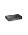 ZYXEL GS2220-10HP EU region 8-port GbE L2 PoE Switch with GbE Uplink 1 year NCC Pro pack license bundled - nr 22