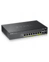 ZYXEL GS2220-10HP EU region 8-port GbE L2 PoE Switch with GbE Uplink 1 year NCC Pro pack license bundled - nr 23