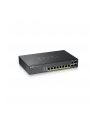 ZYXEL GS2220-10HP EU region 8-port GbE L2 PoE Switch with GbE Uplink 1 year NCC Pro pack license bundled - nr 26