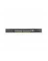 ZYXEL GS2220-28HP EU region 24-port GbE L2 PoE Switch with GbE Uplink 1 year NCC Pro pack license bundled - nr 42
