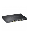 ZYXEL GS2220-28HP EU region 24-port GbE L2 PoE Switch with GbE Uplink 1 year NCC Pro pack license bundled - nr 44