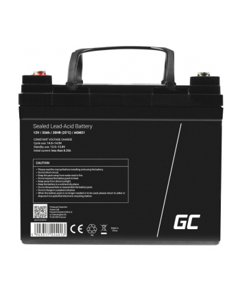 GREEN CELL Battery AGM 12V 33 Ah