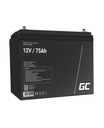 GREEN CELL Battery AGM 12V 75 Ah