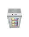 CORSAIR iCUE 4000X RGB Tempered Glass Mid-Tower White case - nr 42