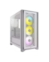 CORSAIR iCUE 4000X RGB Tempered Glass Mid-Tower White case - nr 44