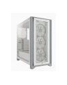 CORSAIR iCUE 4000X RGB Tempered Glass Mid-Tower White case - nr 95