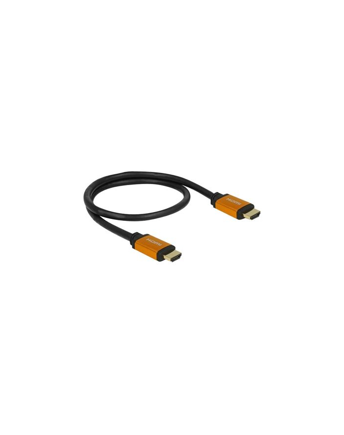 DELOCK KABEL HDMI M/M V21 05M 8K 60HZ CZARNO-POMARAŃCZOWY 85726 główny