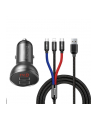 BASEUS ŁADOWARKA SAMOCHODOWA 24 W + KABEL USB 3W1 TZCCBX-0G - nr 1