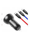 BASEUS ŁADOWARKA SAMOCHODOWA 24 W + KABEL USB 3W1 TZCCBX-0G - nr 3