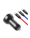 BASEUS ŁADOWARKA SAMOCHODOWA 24 W + KABEL USB 3W1 TZCCBX-0G - nr 7