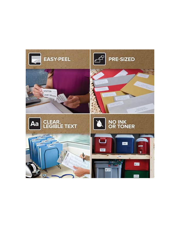 DYMO-Standardowa etykieta adresowa - 89x28mm biała główny