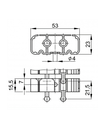 bachmann Bachamnn-wąż kablowy classic srebrny (pion/poziom)