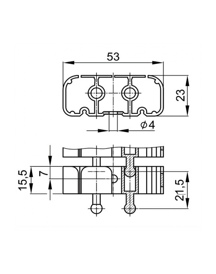 bachmann Bachamnn-wąż kablowy classic srebrny (pion/poziom) główny