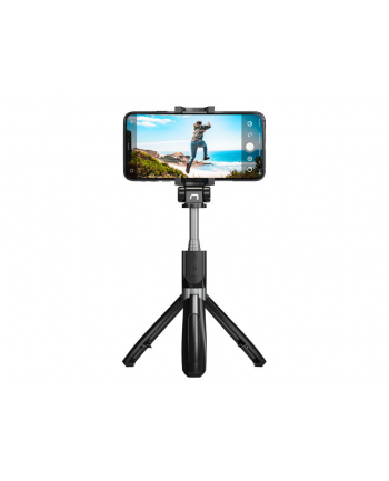 natec Selfie stick tripod bezprzewodowy Alvito BT 4.0 Czarny