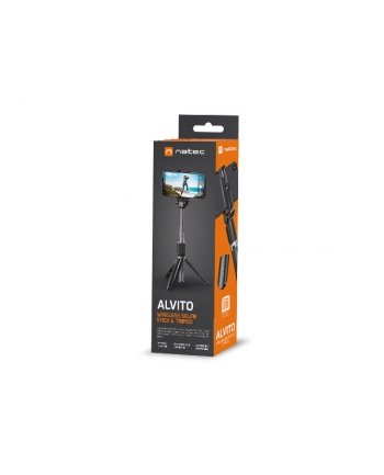 natec Selfie stick tripod bezprzewodowy Alvito BT 4.0 Czarny nr 2