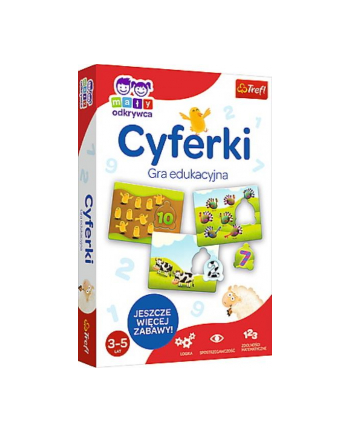 Cyferki mały odkrywca gra edukacyjna 01946 Trefl