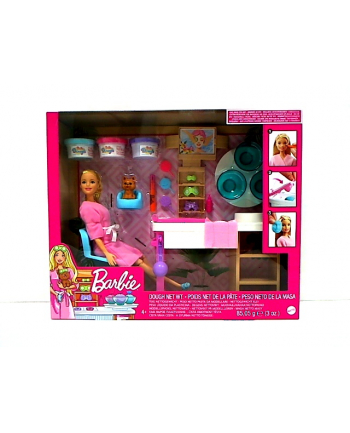 Barbie Relaks w salonie Spa Maseczka zestaw GJR84 MATTEL