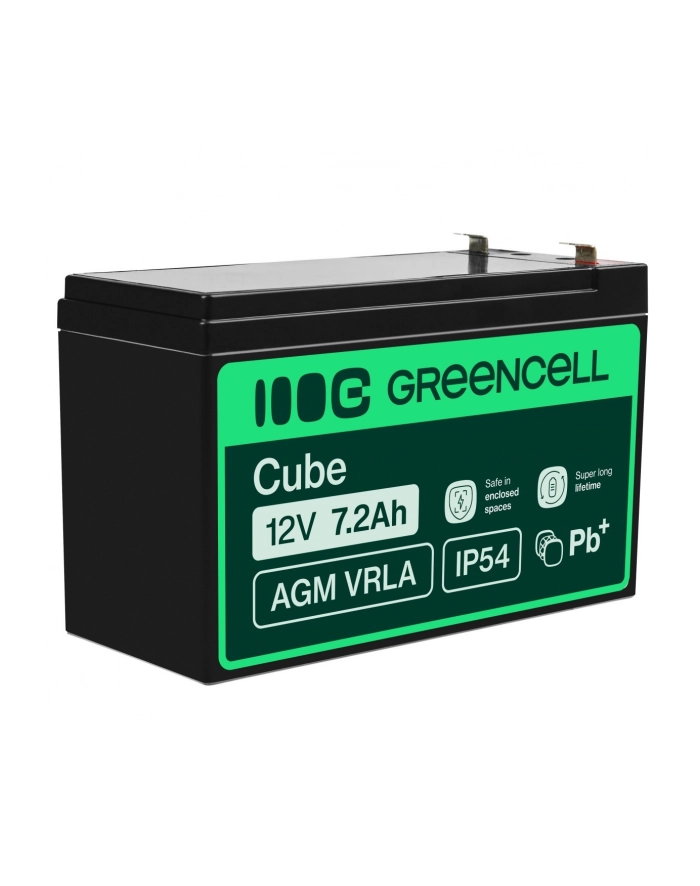 green cell Akumulator żelowy 12V 7.2Ah główny