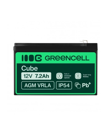 green cell Akumulator żelowy 12V 7.2Ah nr 2