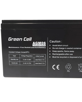 green cell Akumulator żelowy 12V 9Ah nr 1