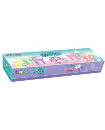 patio Farby plakatowe 12 kolorów 20 ml Colorino Kids Pastel 87812