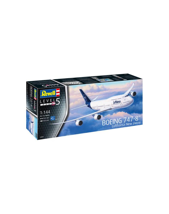 Samolot 1:144 03891 BOEING 747-8 Lufthansa New Livery Revell główny