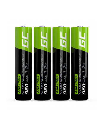 green cell Akumulatorki Paluszki 4x AAA HR03 950mAh