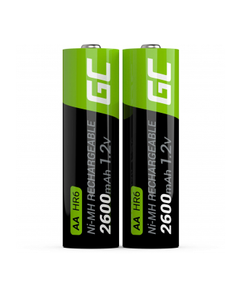 green cell Akumulatorki Paluszki 2x AA HR6 2600mAh