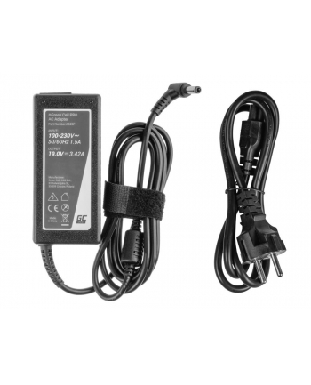 green cell Zasilacz PRO 19V 3.42A 65W 5.5-2.5mm do Asus R510C nr 2