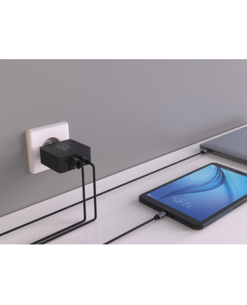 green cell Ładowarka sieciowa USB-C 45W PD +USB QC3.0+przewod USB-C nr 1