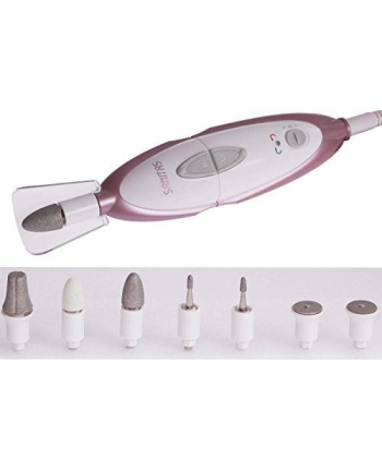 Sanitas SMA 35 manicure / pedicure set, nail care (white / grey)