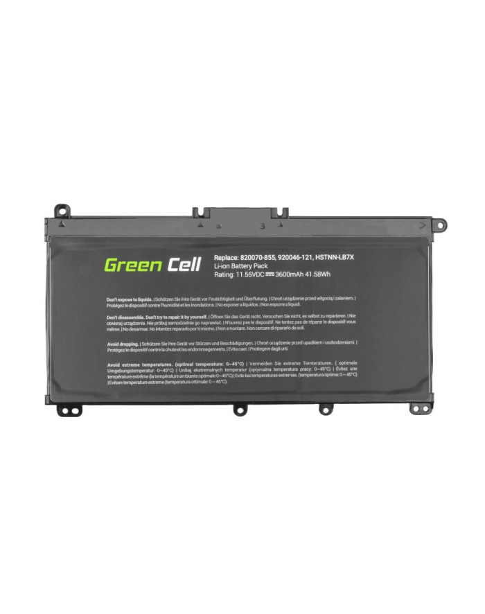 green cell Bateria do HP Pavilion 15-CC 11,55V 3,6Ah główny