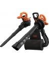 black+decker BLACK + DECKER 3-in-1 electric leaf blower BEBLV290-QS, leaf vacuum / leaf blower (black / orange, 2,900 watts) - nr 1