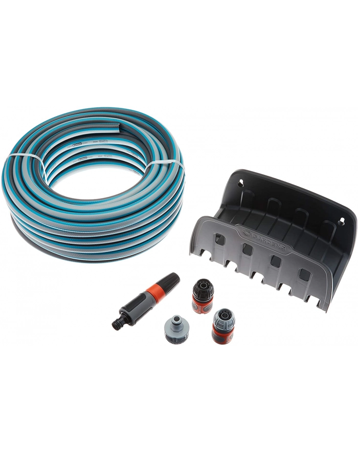 GARDENA wall hose holder with classic hose (20 meters, with connections and syringe) główny